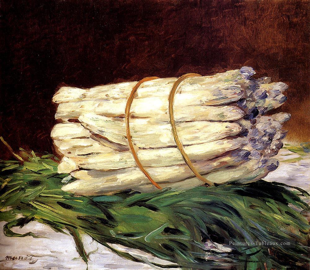 Un bouquet d’asperges impressionnisme Édouard Manet Nature morte Peintures à l'huile